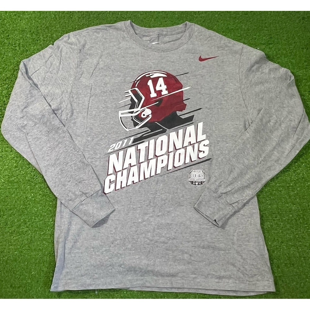 Vintage Alabama National Champions‎ Shirt XL On Field Crimson Tide Football NWOT